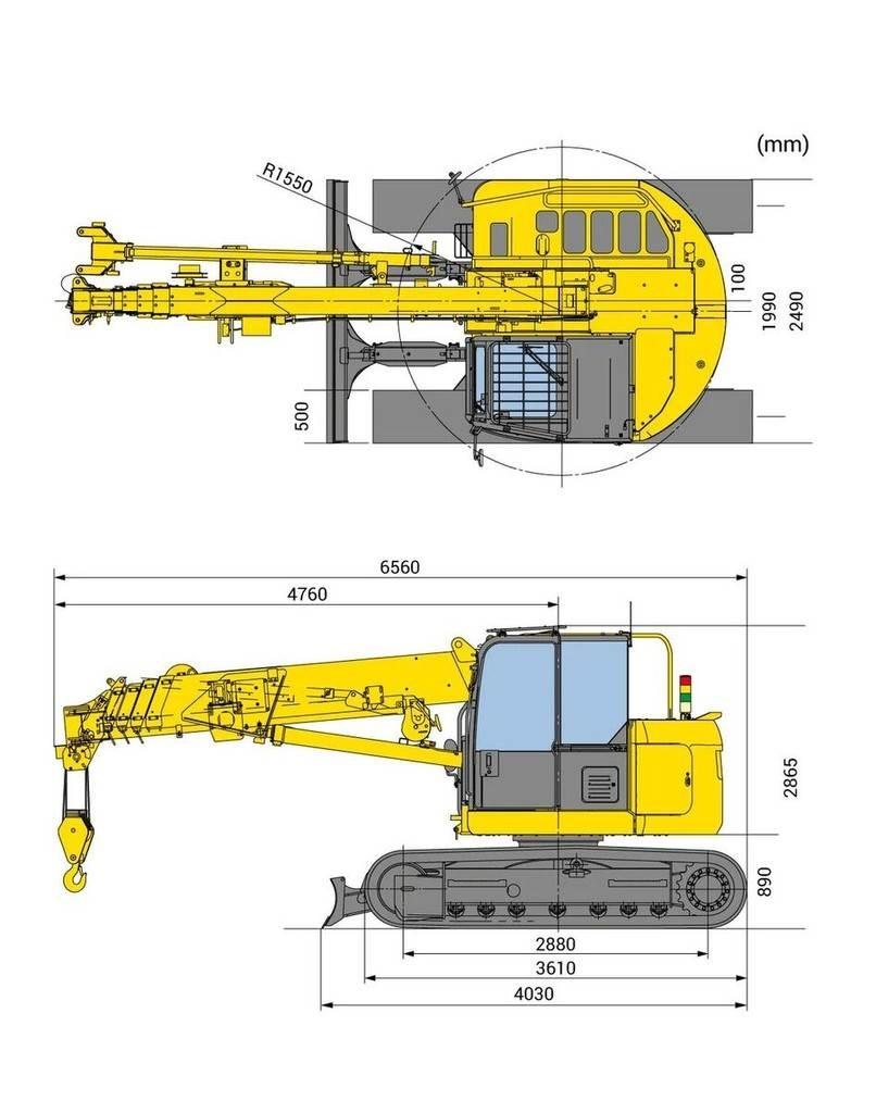 Maeda CC1485-2 Tracked cranes