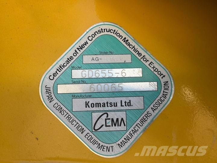 Komatsu GD 655-6 Graders