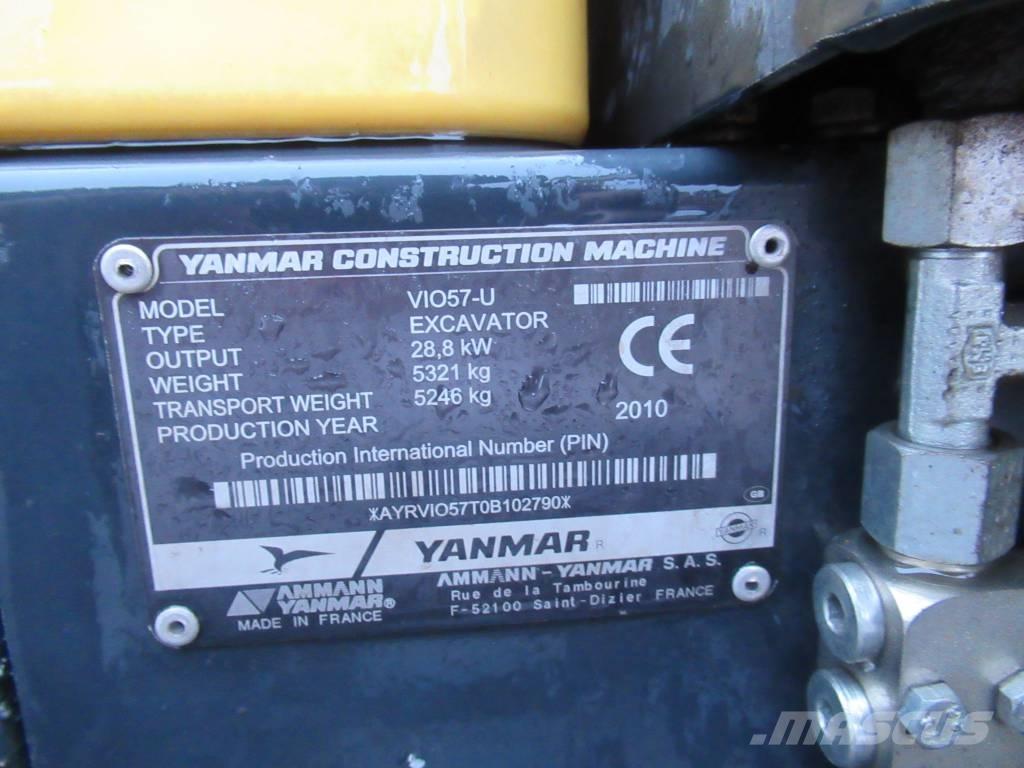 Yanmar Vio 57-U Mini excavators < 7t