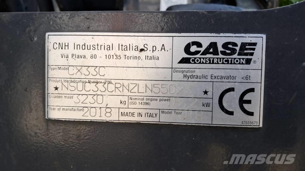 CASE CX 33 C Mini excavators < 7t