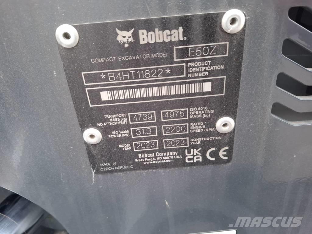 Bobcat E 50z Mini excavators < 7t