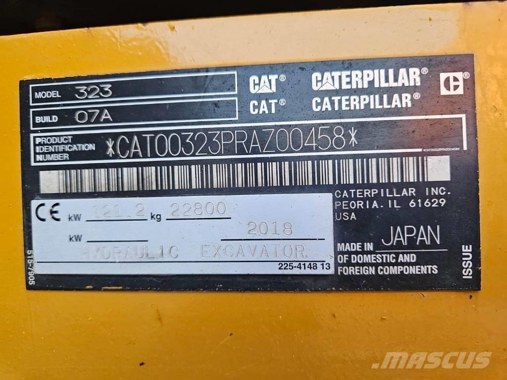 CAT 323 Crawler excavators