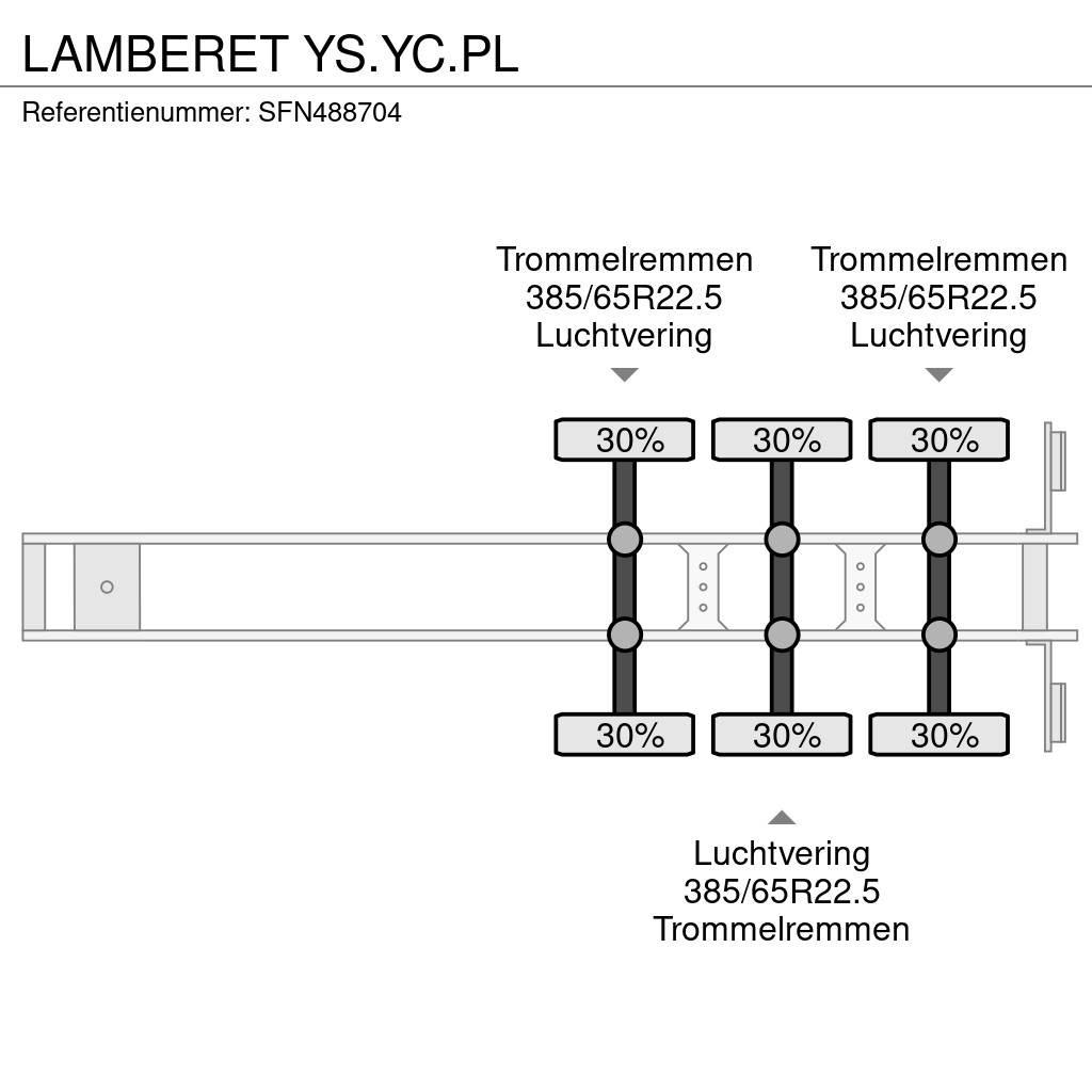 Lamberet YS.YC.PL Temperature controlled semi-trailers
