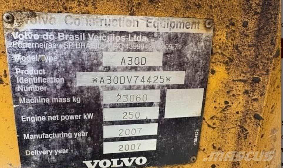 Volvo A 30 D Articulated Haulers