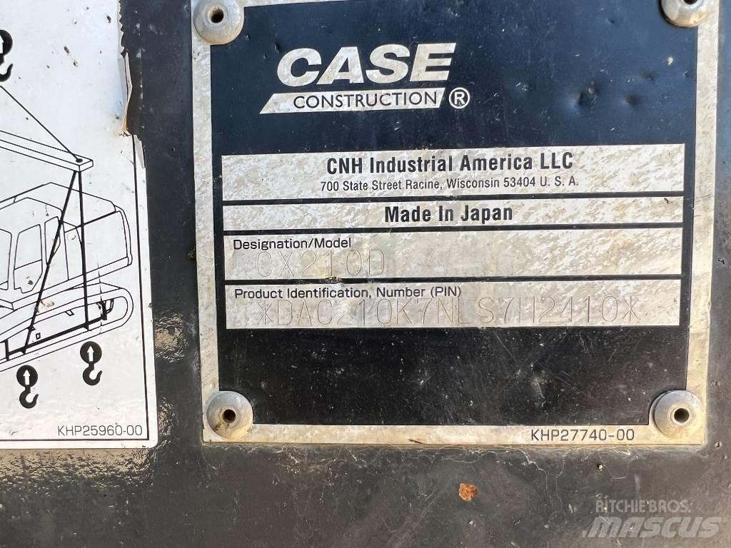 CASE CX 210 D Crawler excavators