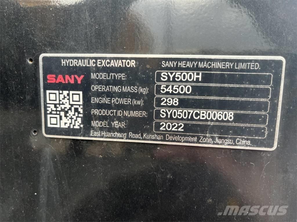 Sany SY 500 H Crawler excavators
