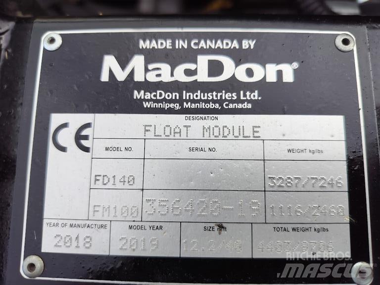 MacDon FD 140 Combine harvester spares & accessories