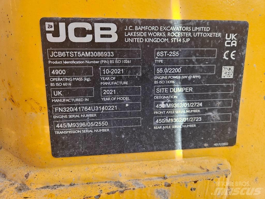 JCB 6ST-2S5 Articulated Haulers
