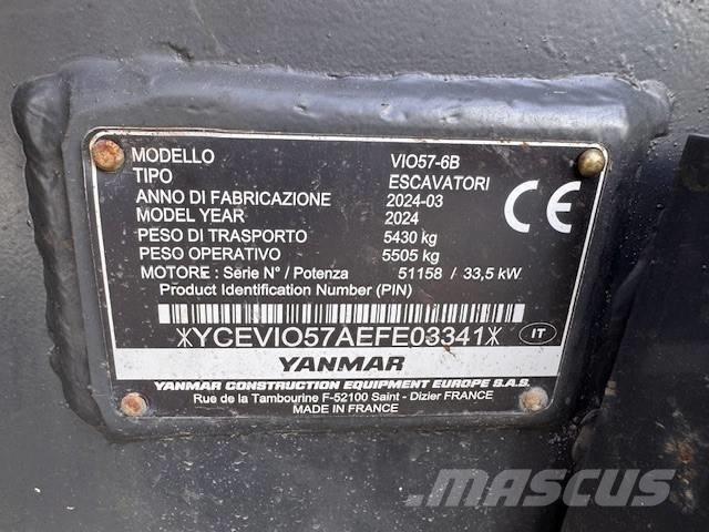 Yanmar Vio 57 Mini excavators < 7t