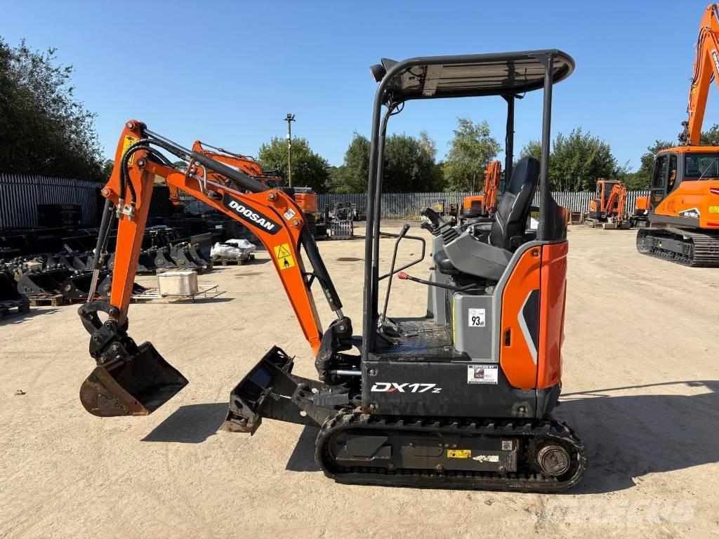Doosan DX 17 Mini excavators < 7t