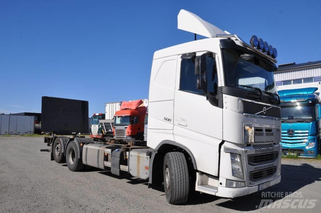 Volvo FH500 6X2 Containerframe/Skiploader trucks