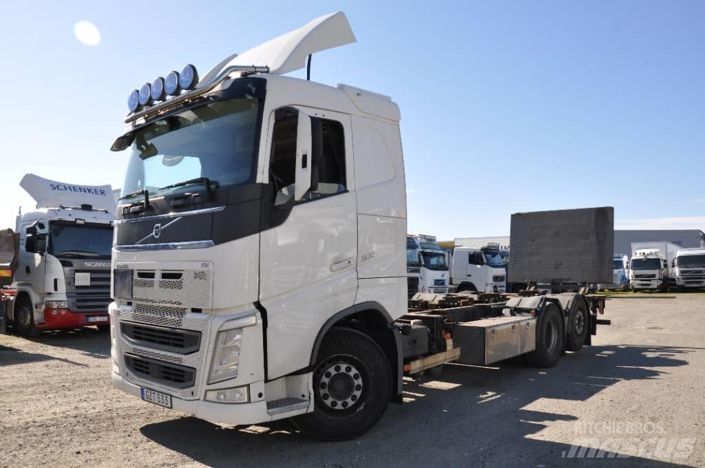 Volvo FH500 6X2 Containerframe/Skiploader trucks