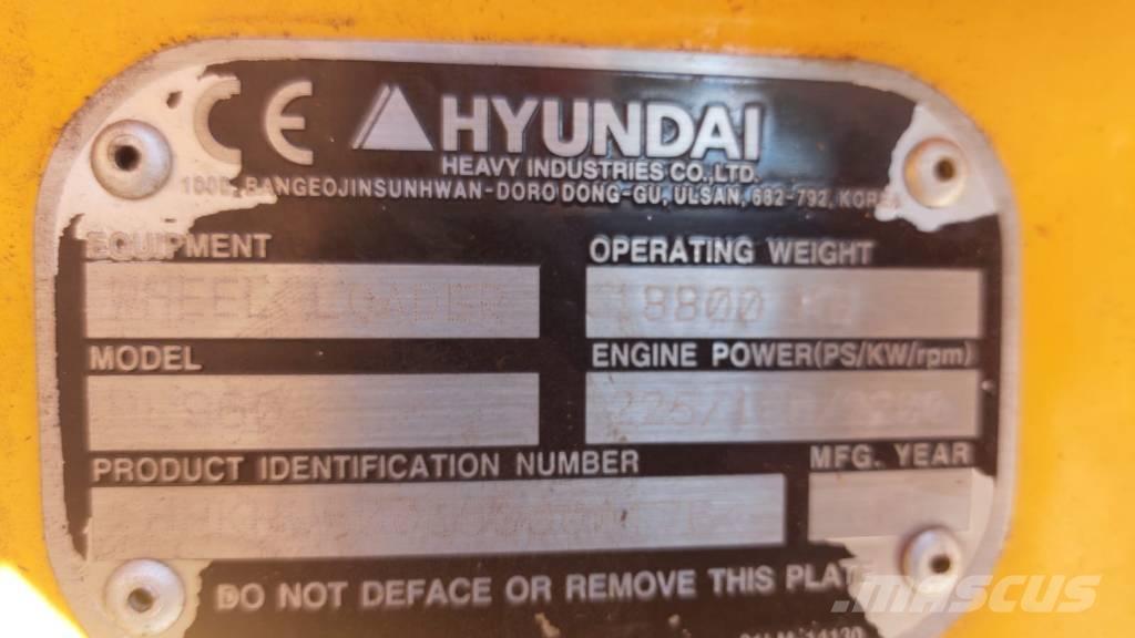 Hyundai HL 960 Wheel loaders