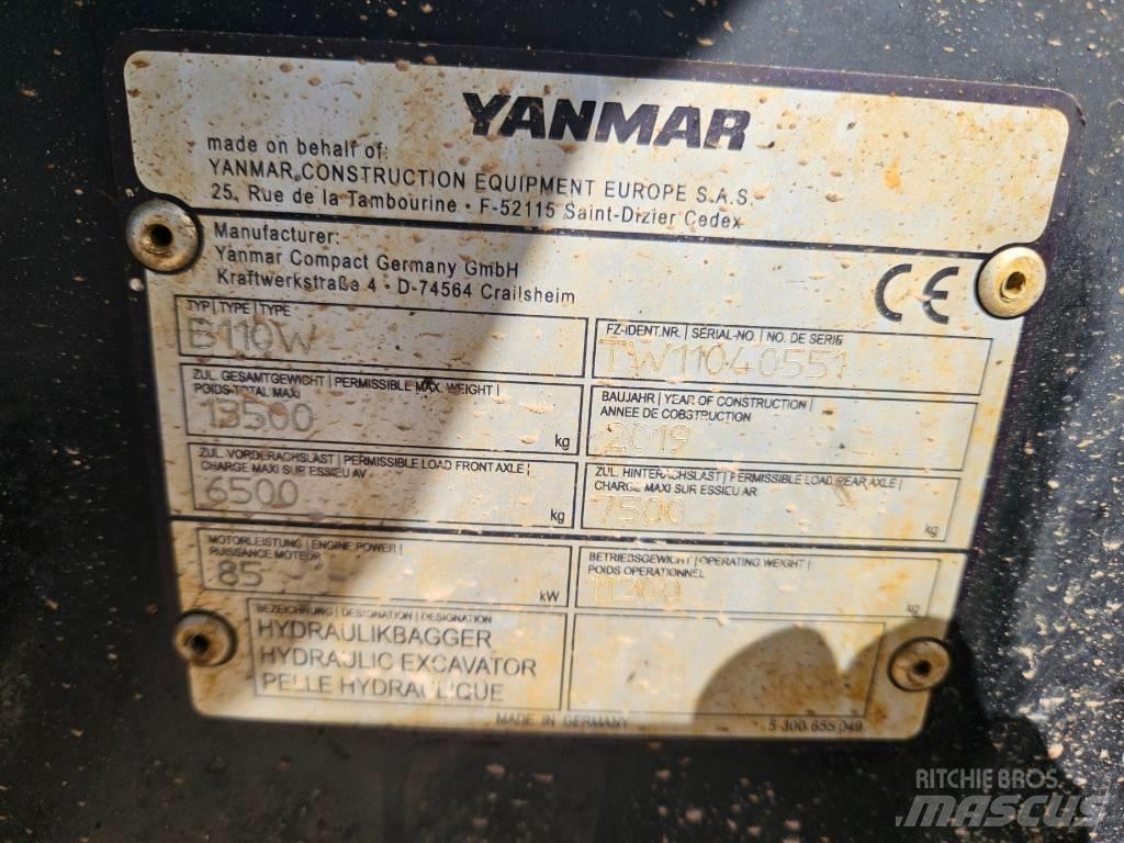 Yanmar B 110 W TLB's