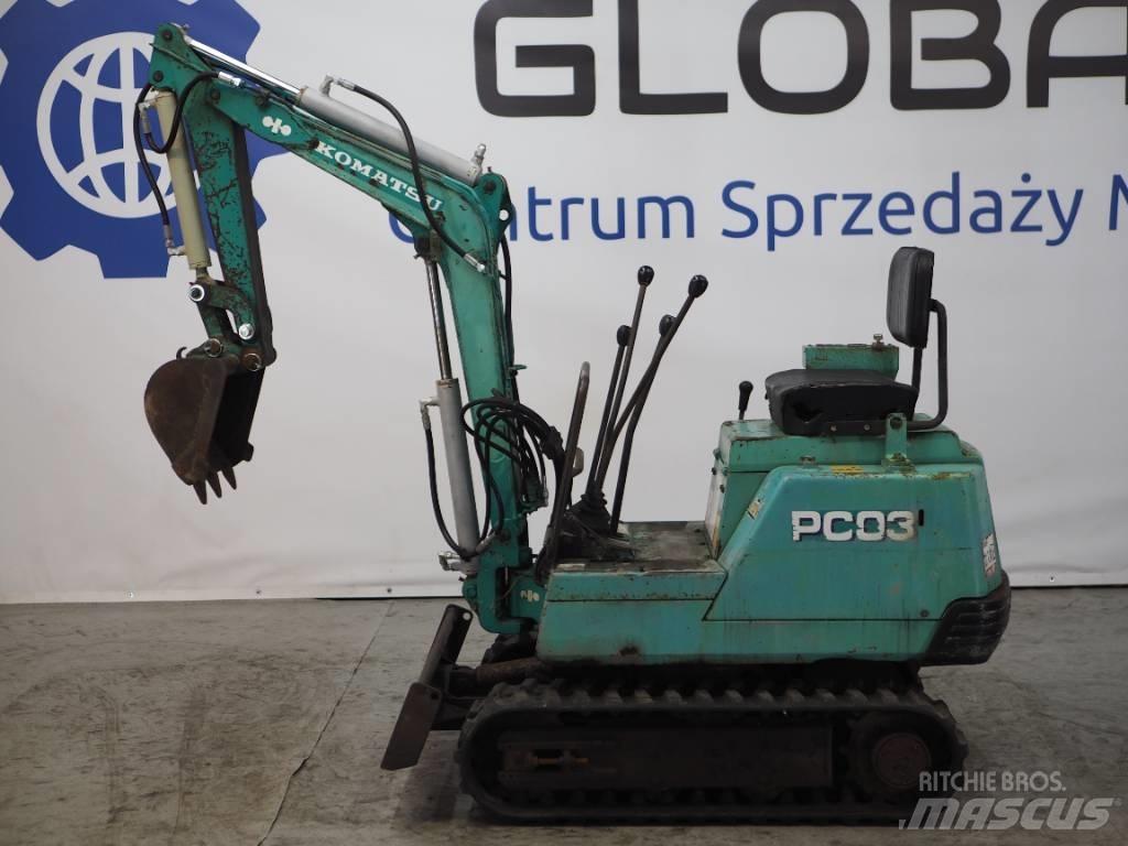 Komatsu PC03-1 Mini excavators < 7t