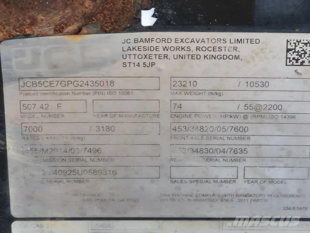 JCB 507-42 Telescopic handlers