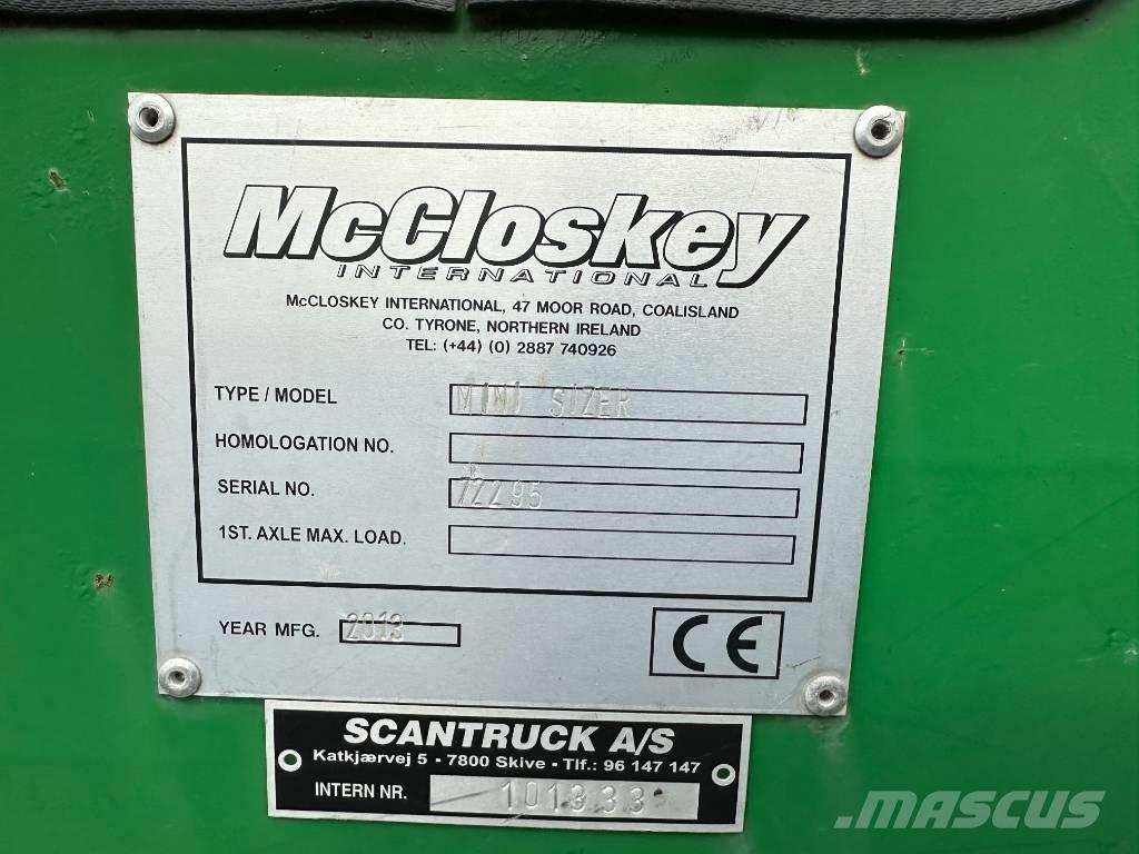 McCloskey MINI SIZER Mobile crushers