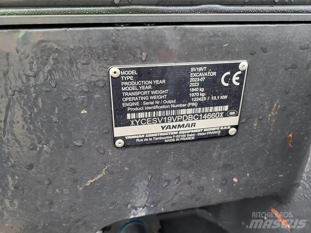 Yanmar SV 19 VT Mini excavators < 7t