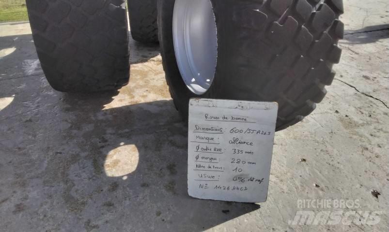 Alliance 600/55R26.5 Tyres, wheels and rims