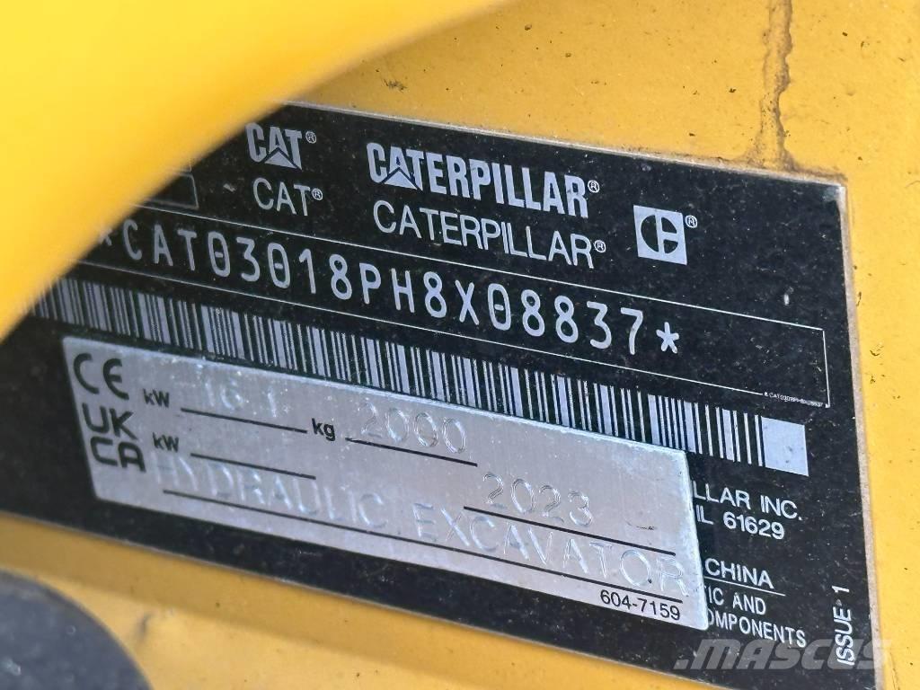 CAT 301.8 Mini excavators < 7t