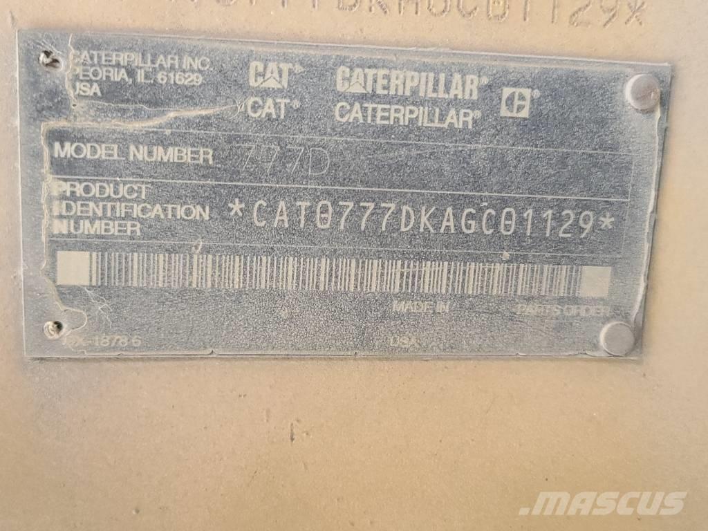 CAT 777 D Articulated Haulers