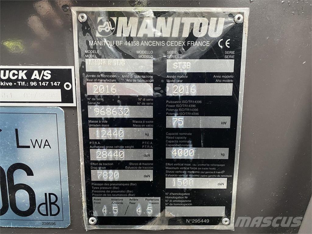 Manitou MT1840A Telescopic handlers