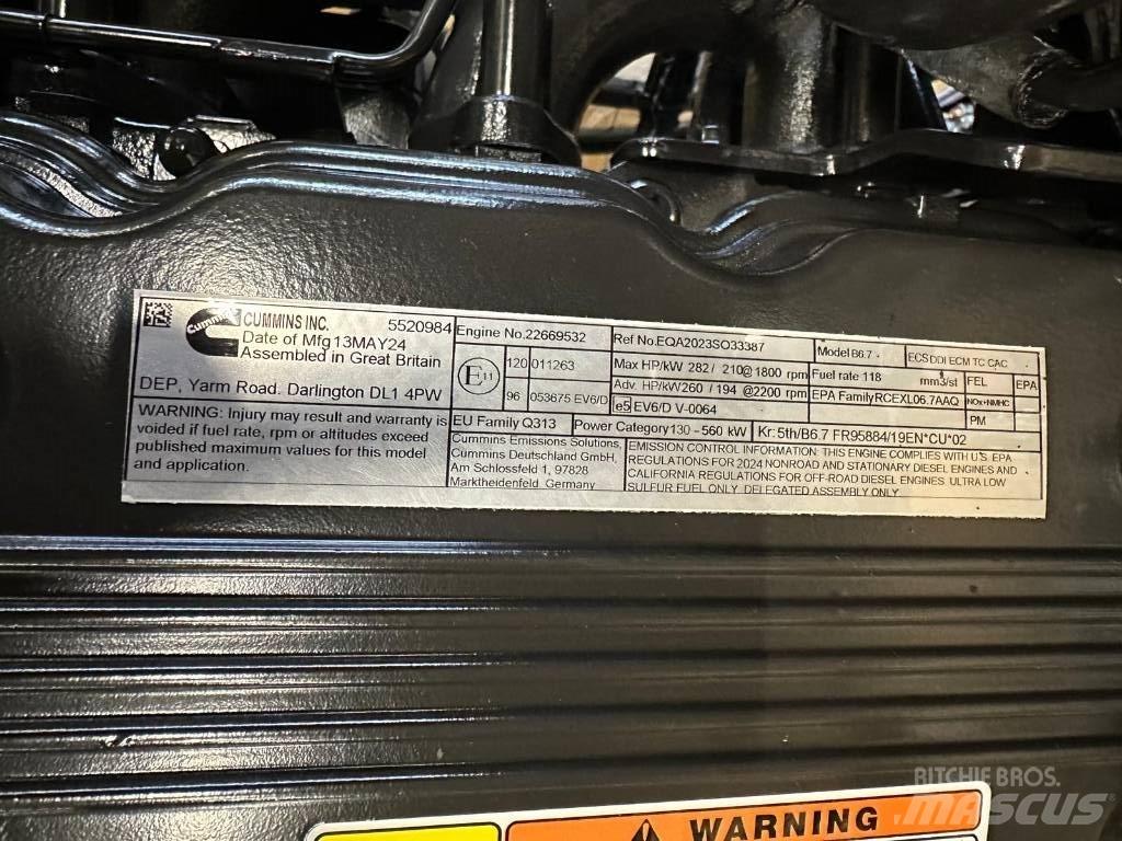 Cummins B6.7 FR95884 Other farming machines