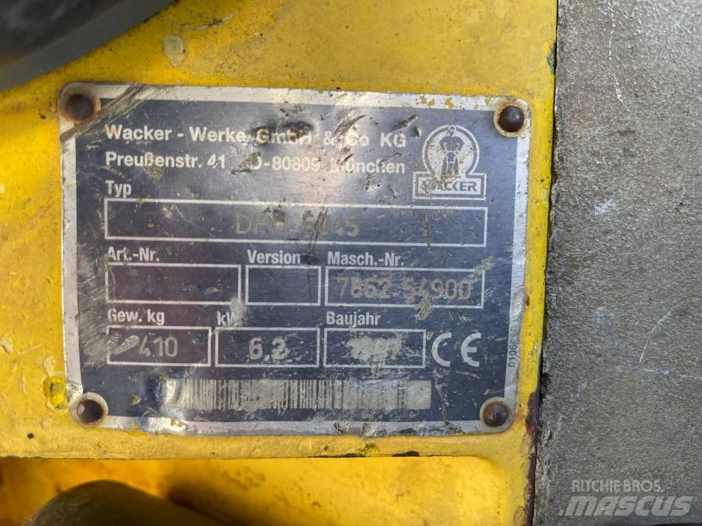 Wacker DPU5045 Vibrator compactors