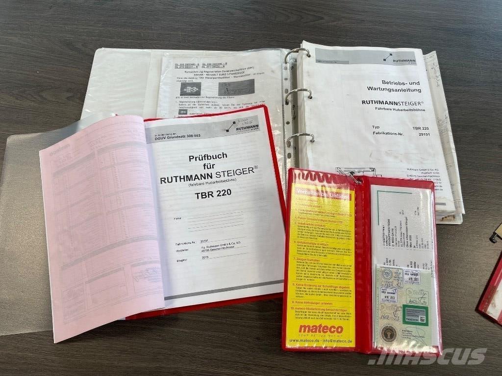 Ruthmann TBR 220 Truck mounted aerial platforms