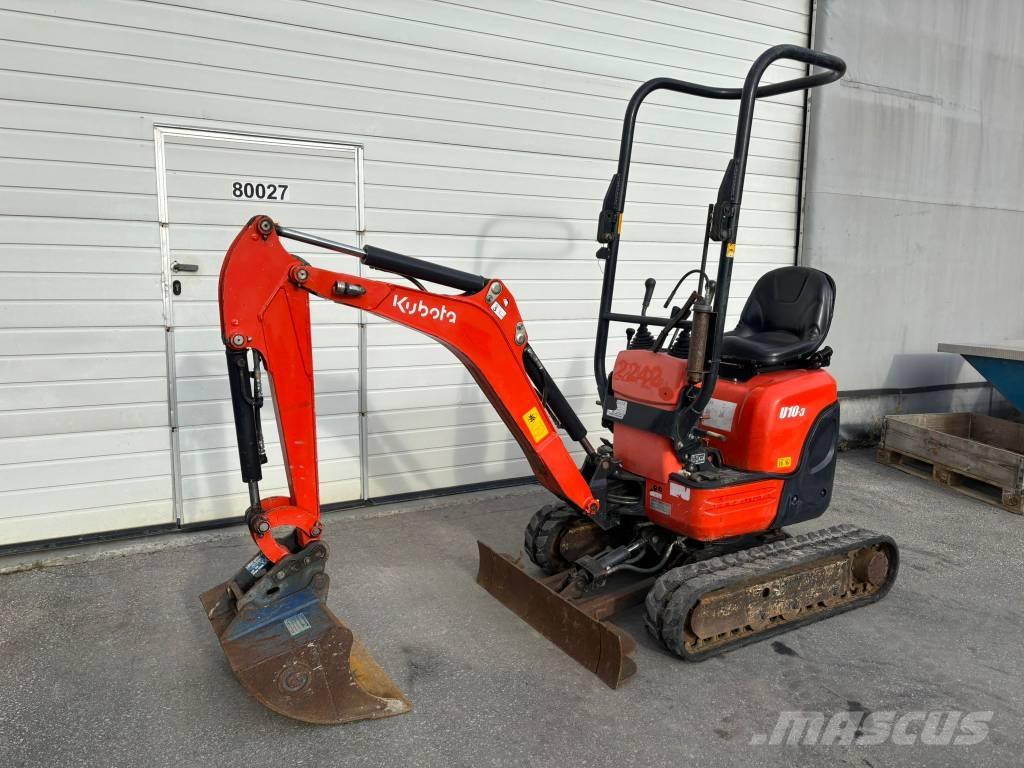 Kubota U 10-3 Mini excavators < 7t