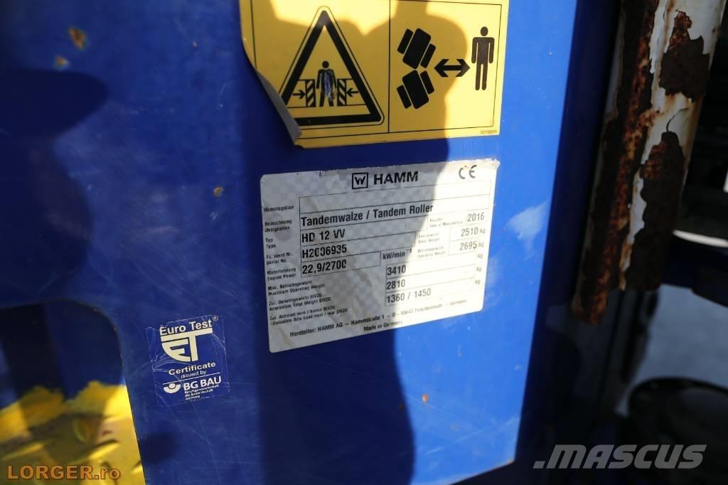 Hamm HD 12 VV Twin drum rollers