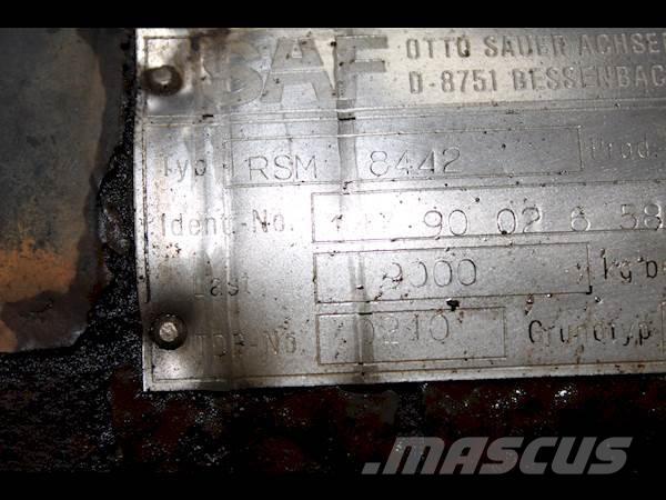 SAF RSM 8442 Axles