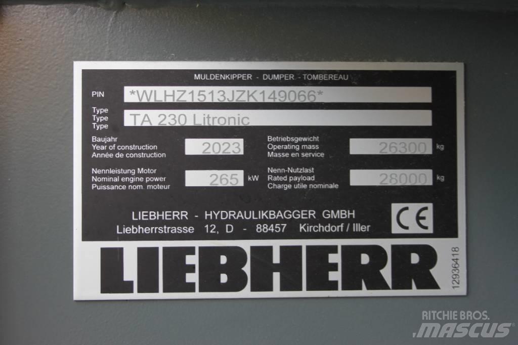 Liebherr TA 230 Articulated Haulers