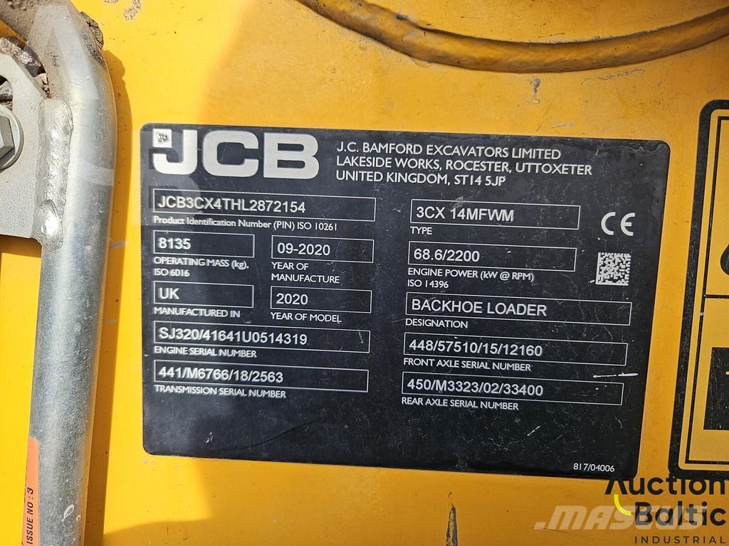 JCB 3 CX 14MFWM TLB's
