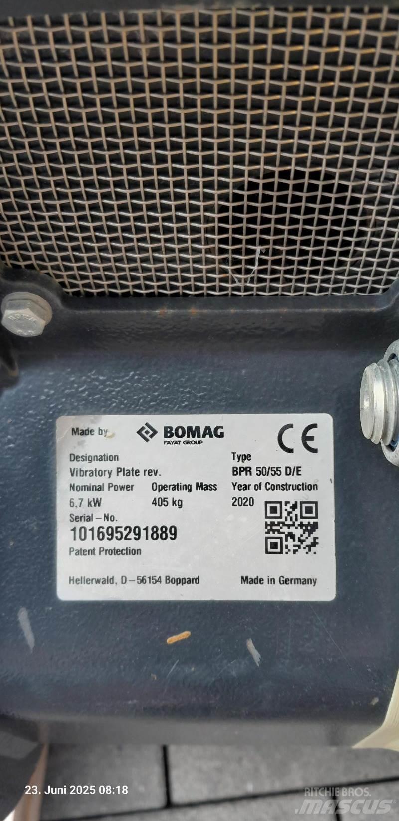 Bomag BPR 50/55 DE Vibrator compactors