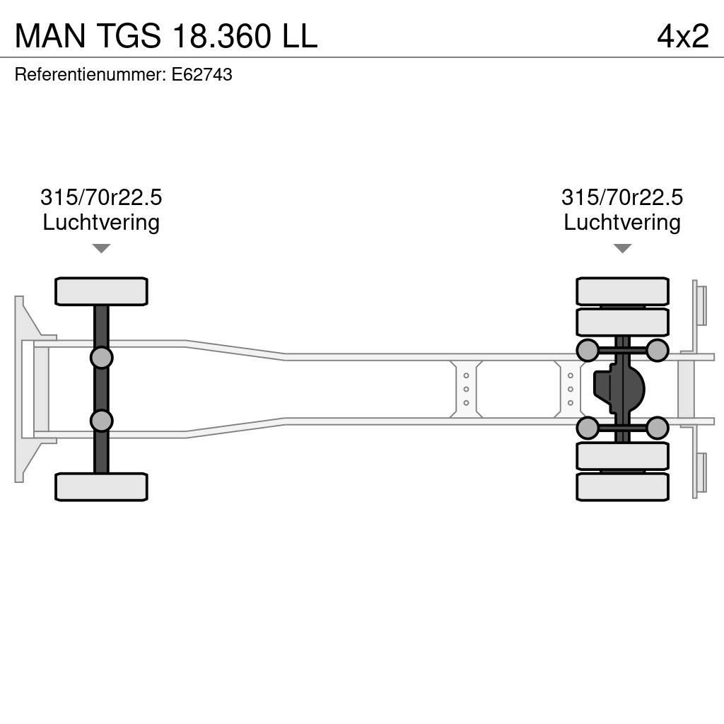 MAN TGS 18.360 LL Van Body Trucks