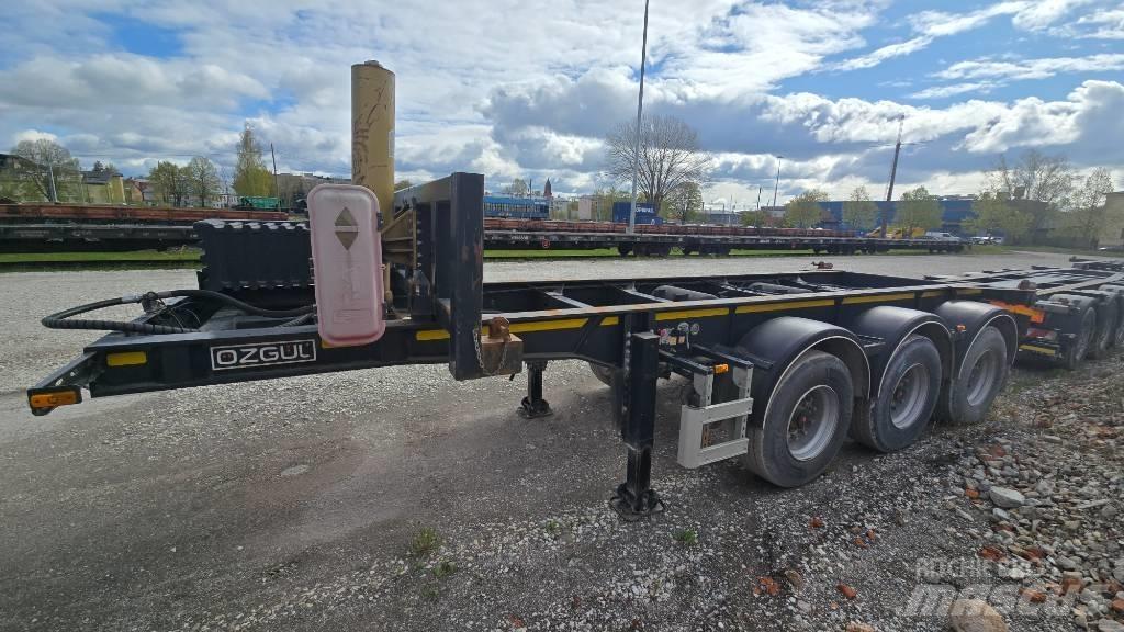  ÖZGUL GA08 EBS-E Containerframe/Skiploader trailers