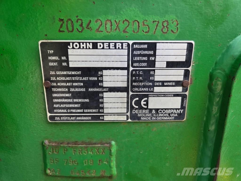 John Deere 3420 Farming telehandlers