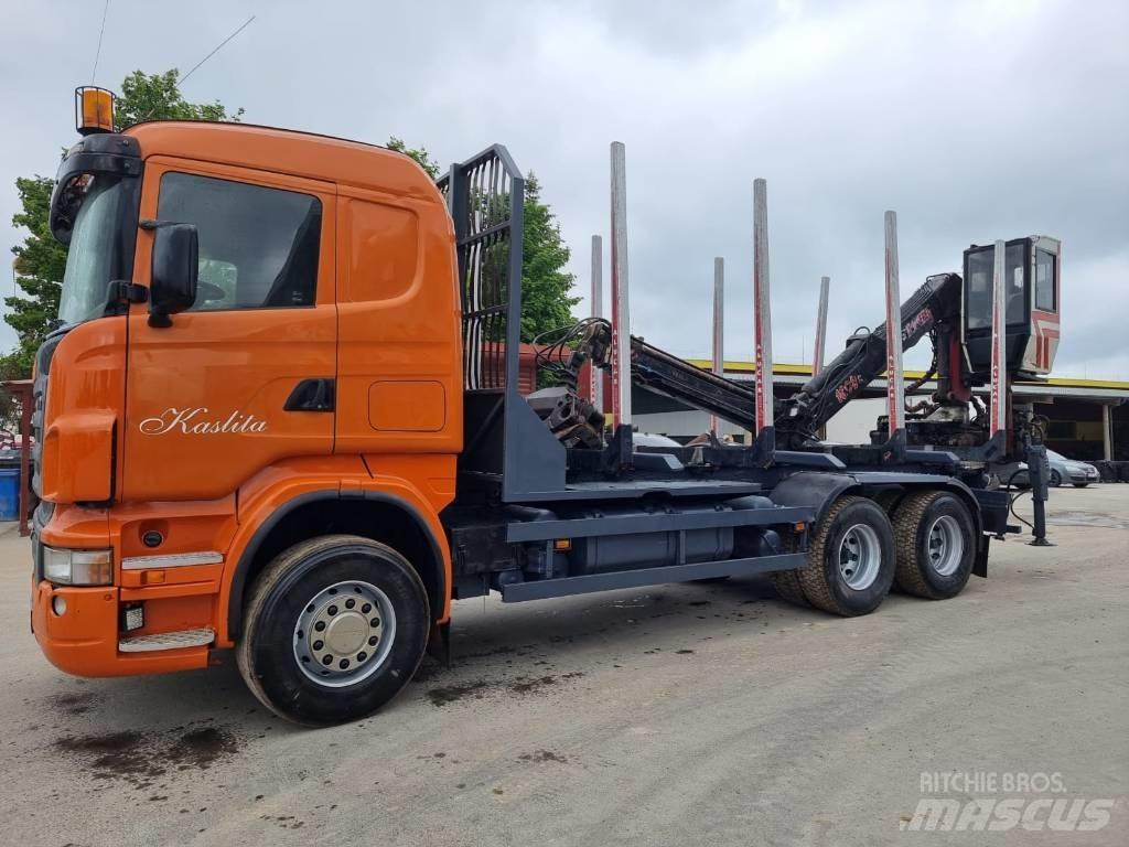 Scania R 580 Timber trucks