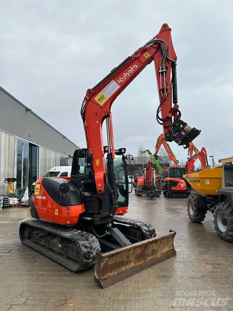 Kubota KX 080-4 Midi excavators  7t - 12t