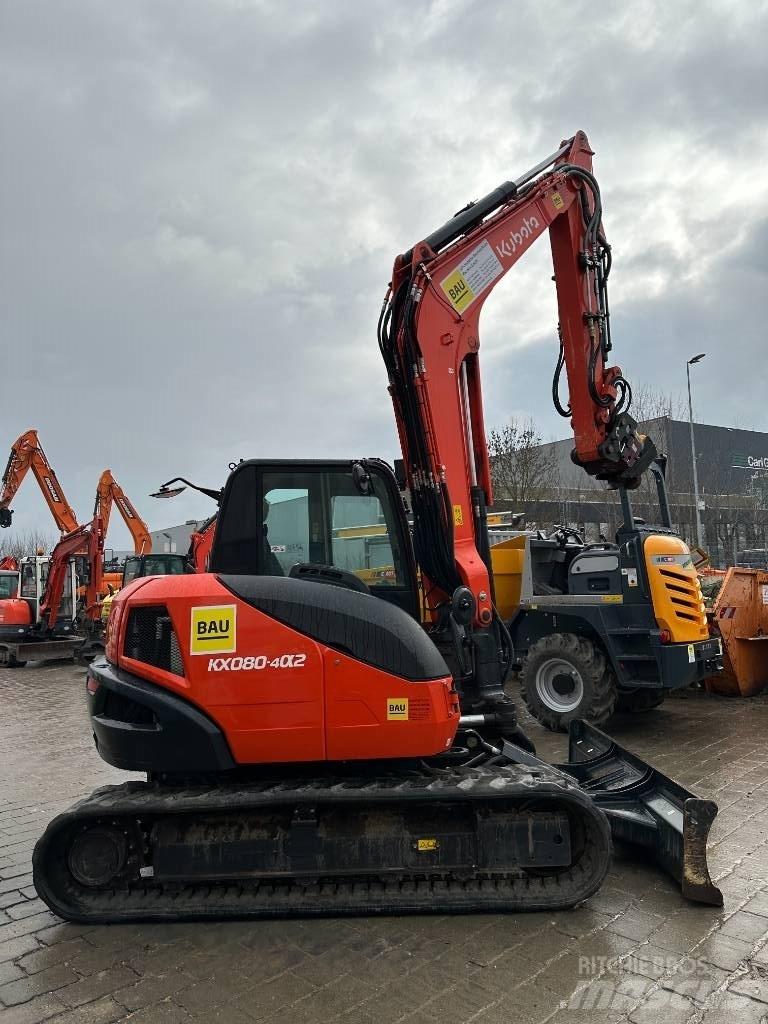 Kubota KX 080-4 Midi excavators  7t - 12t