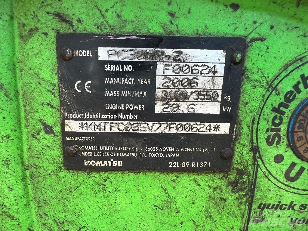 Komatsu PC 30 MR-2 Mini excavators < 7t