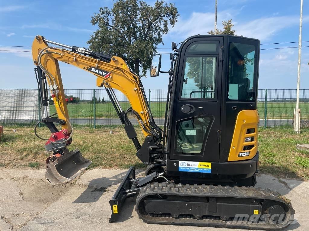 Sany SY 26 U Mini excavators < 7t