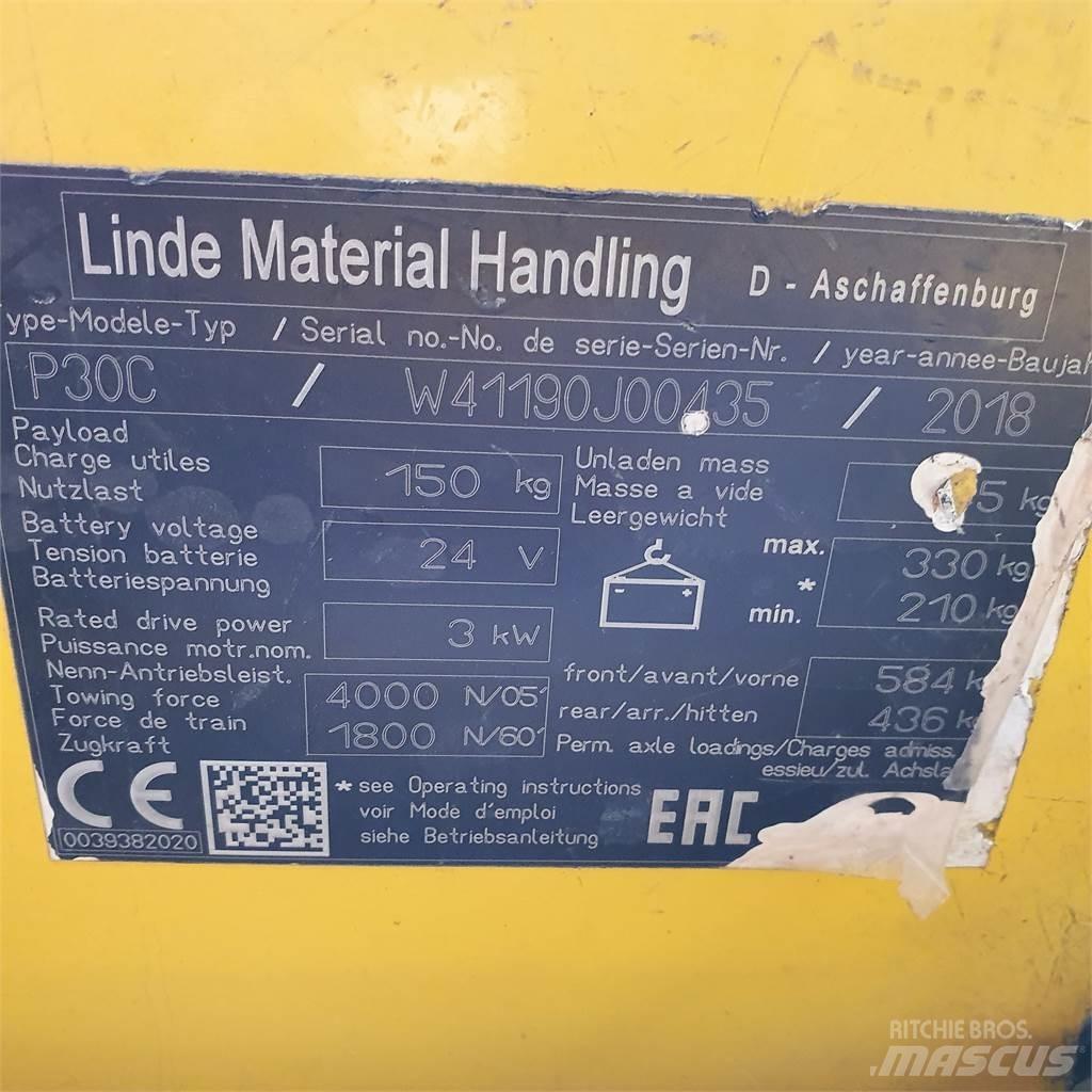 Linde P30C Towing truck