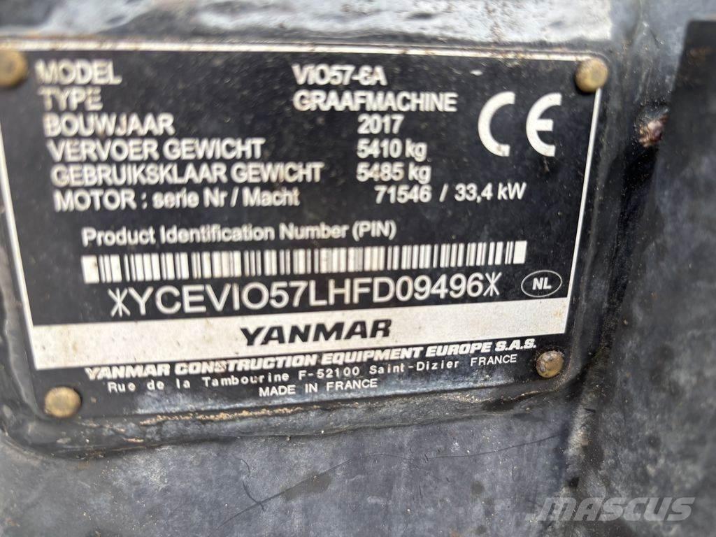 Yanmar YAN VIO57 Mini excavators < 7t