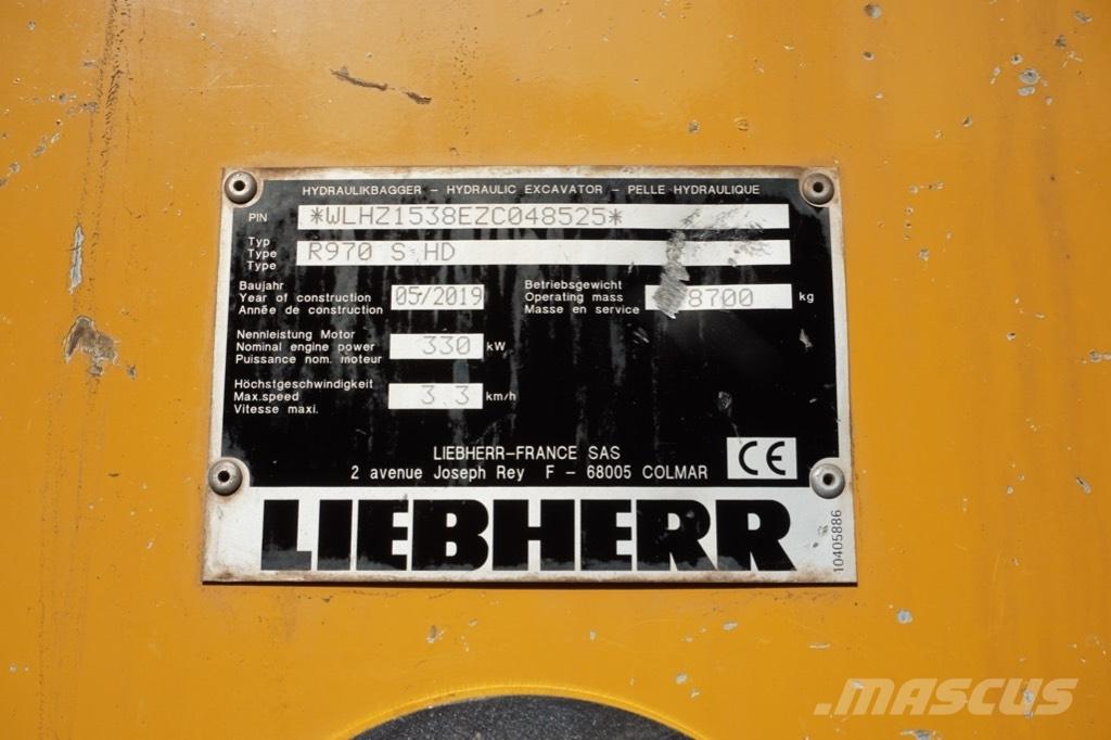 Liebherr R 970 SHD Crawler excavators