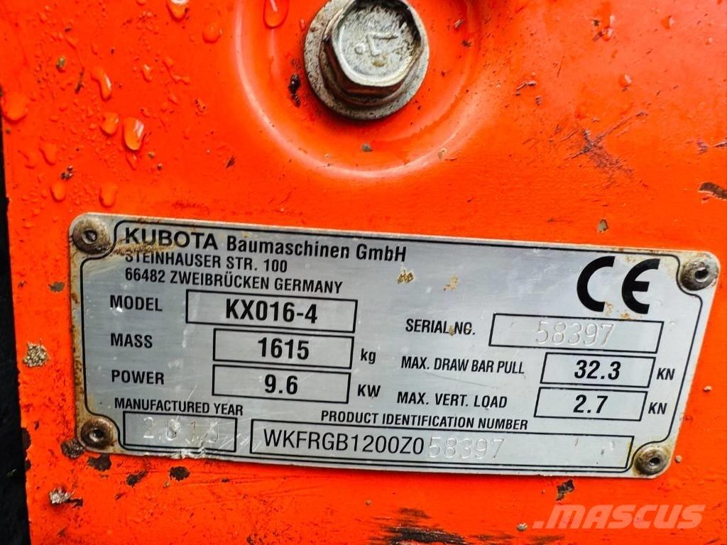 Kubota KX 016-4 Mini excavators < 7t