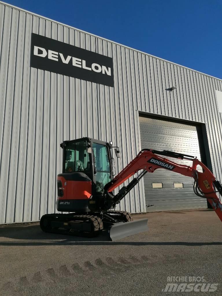Doosan DX 27 Z Mini excavators < 7t