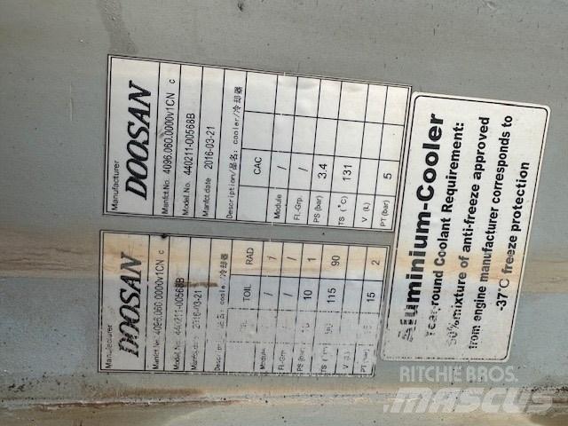 Doosan DL 450-5 Radiators