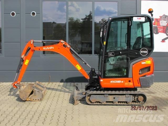 Kubota KX 018-4 Mini excavators < 7t
